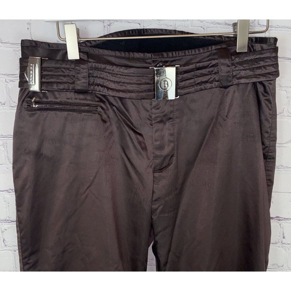 Bogner Brown Women's Pants Ski Snowboard 🏂 Shiny Brown - Picture 2 of 8